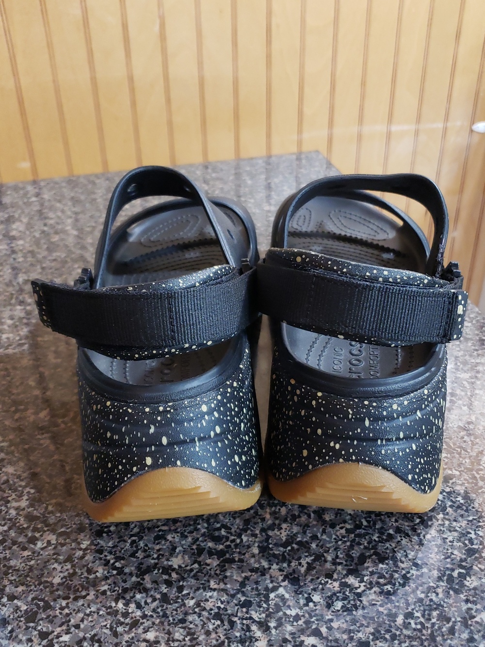 Crocs Hiker Xscape Festival Sandals Black Platform Double Adjustable Straps W 9 - Picture 3 of 5